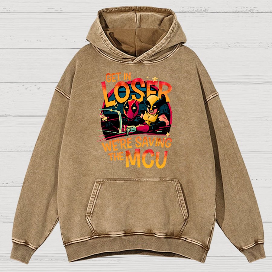 Saving The Universe Vintage Distressed Hoodie