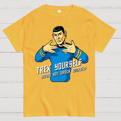 Travel Yourself Before You Wreck Yourself Geek T-Shirt
