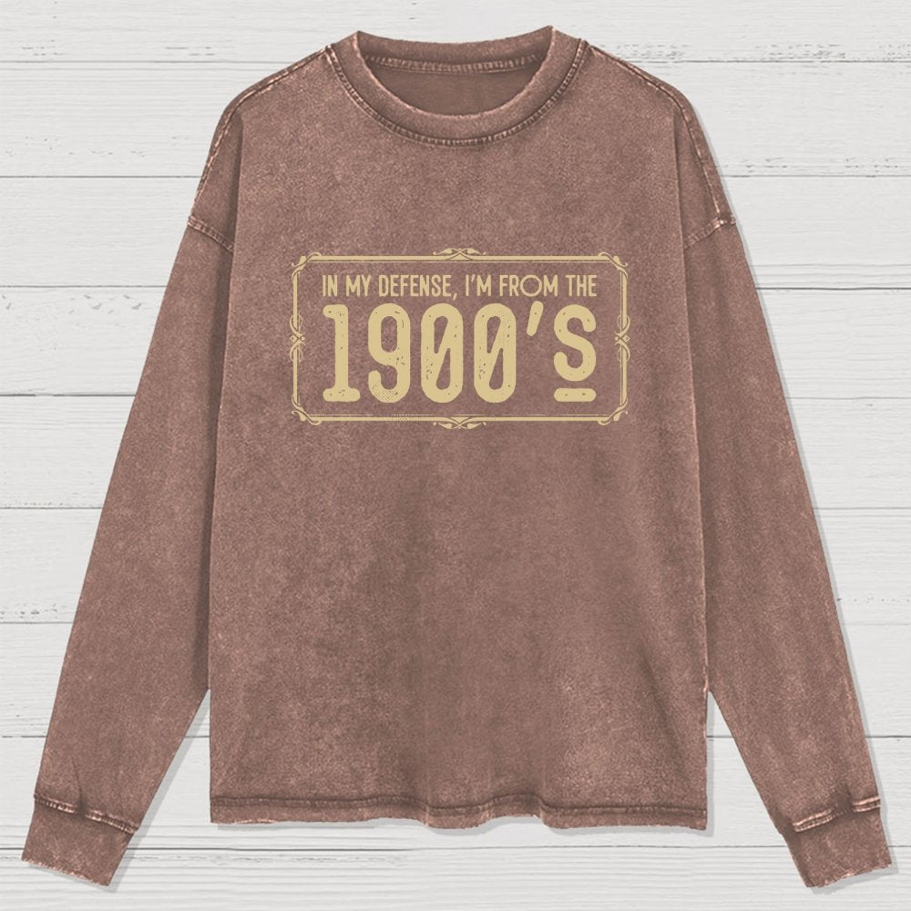 Cut Me Some Slack Washed Long Sleeve Tee