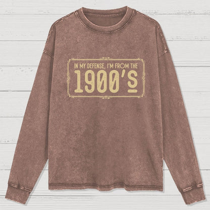 Cut Me Some Slack Washed Long Sleeve Tee