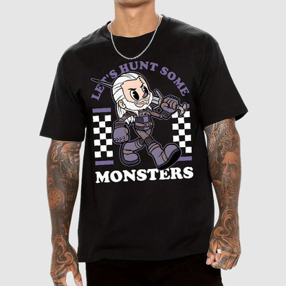 Hunt Some Monsters Geek T-Shirt