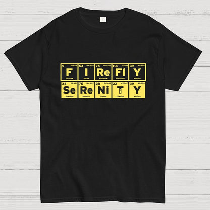 Funny Firefly Starship Symbols Geek T-Shirt