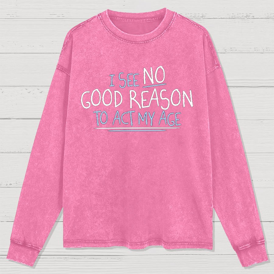 Washed Long Sleeve Tee