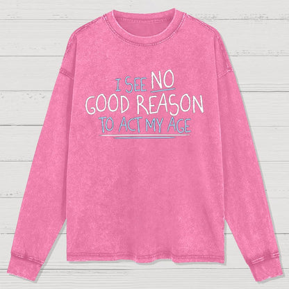 Washed Long Sleeve Tee
