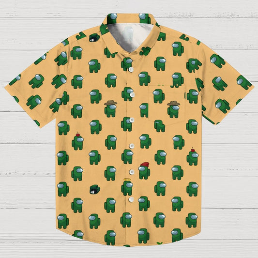 Green Robot Geeky Shirt