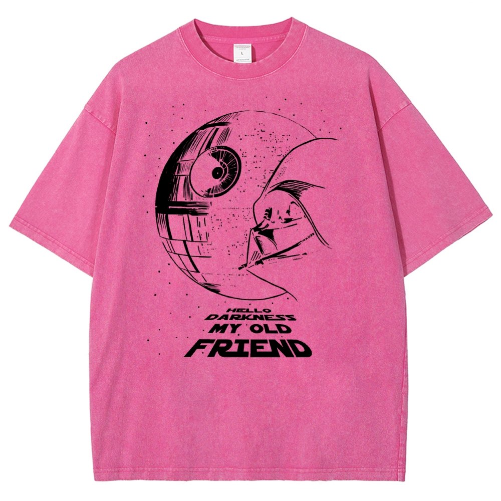 Hello Darkness My Old Friend Vintage Distressed T-shirt