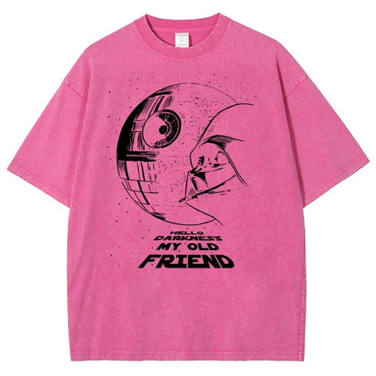 Hello Darkness My Old Friend Vintage Distressed T-shirt