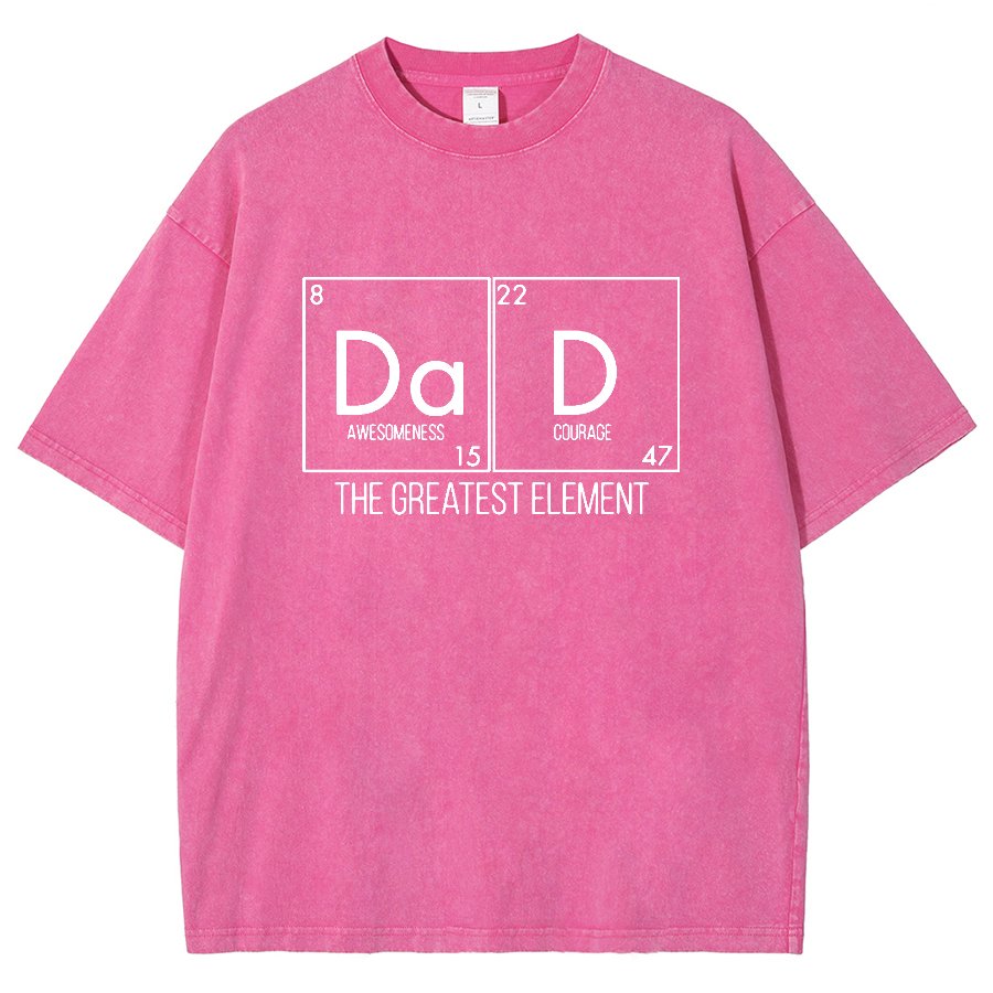 DAD THE GREATEST ELEMENT Vintage Distressed T-shirt
