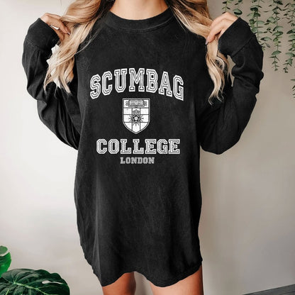 Scumbag College Washed Long Sleeve Tee