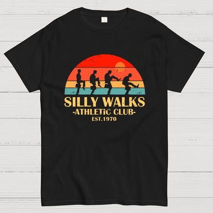 Silly Walks - Athletic Club Unisex Geek T-Shirt