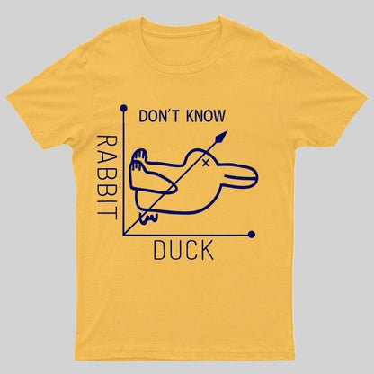 Rabbit or Duck - Don't know - Math Graph Geeky T-Shirt