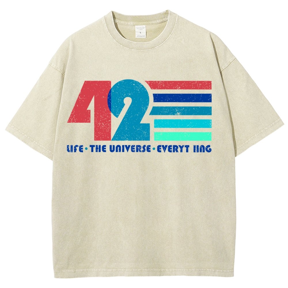 The Answer Is 42 Vintage Distressed T-shirt