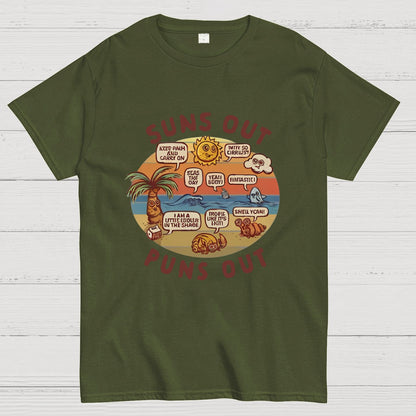 Suns out, Puns Out Nerdy T-Shirt