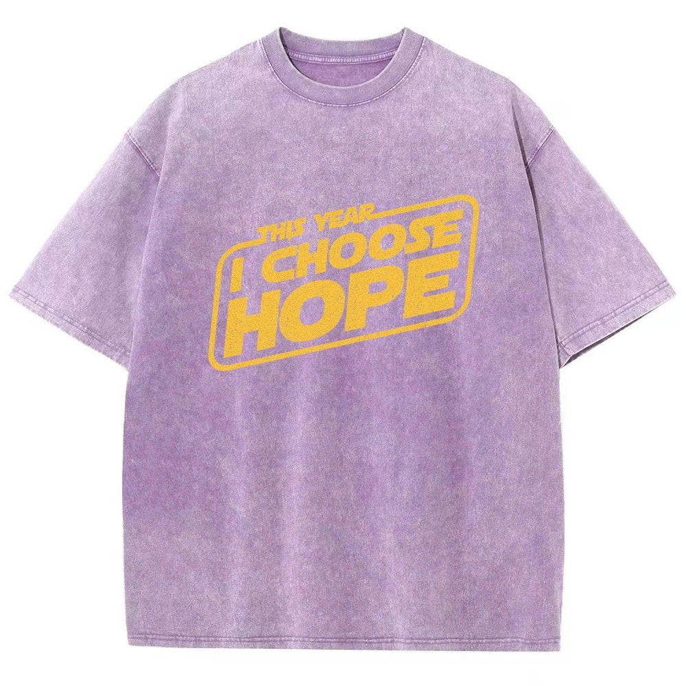 I Choose Hope Vintage Distressed T-shirt