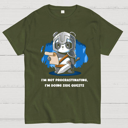 I'm Not Procrastinating It's A Side Quest Geek T-Shirt