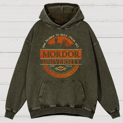 Graduation Is Not An Easy Thing Vintage Distressed Hoodie
