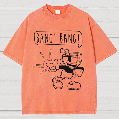 Bang! Bang! Vintage Distressed T-shirt