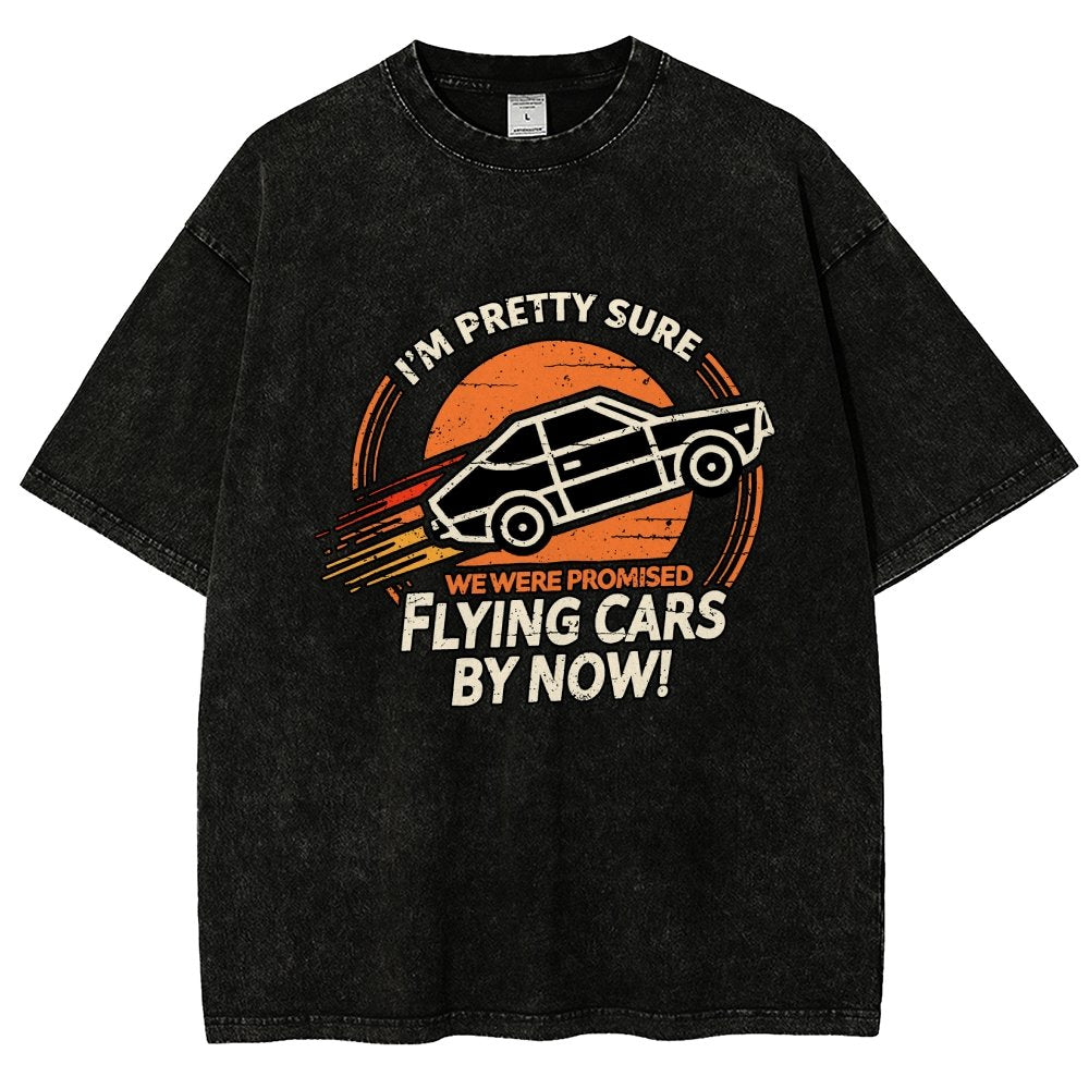 Flying Cars By Now Vintage Distressed T-shirt