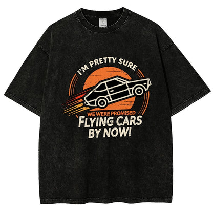 Flying Cars By Now Vintage Distressed T-shirt