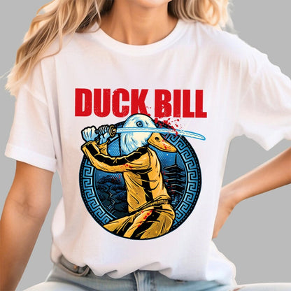 Chinese Kung Fu Duck Geek T-Shirt