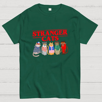 Stranger Cats Geek T-Shirt