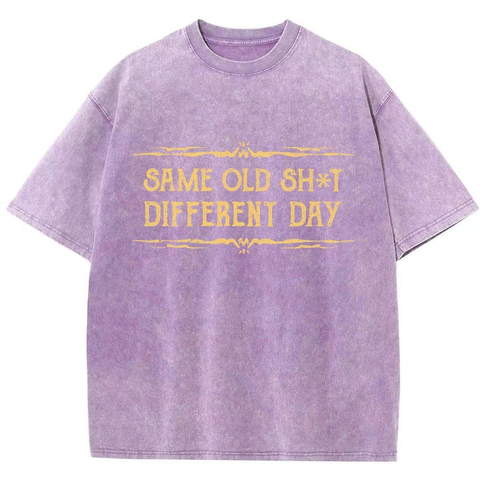 Same Old Stuff  Different Day Vintage Distressed T-shirt