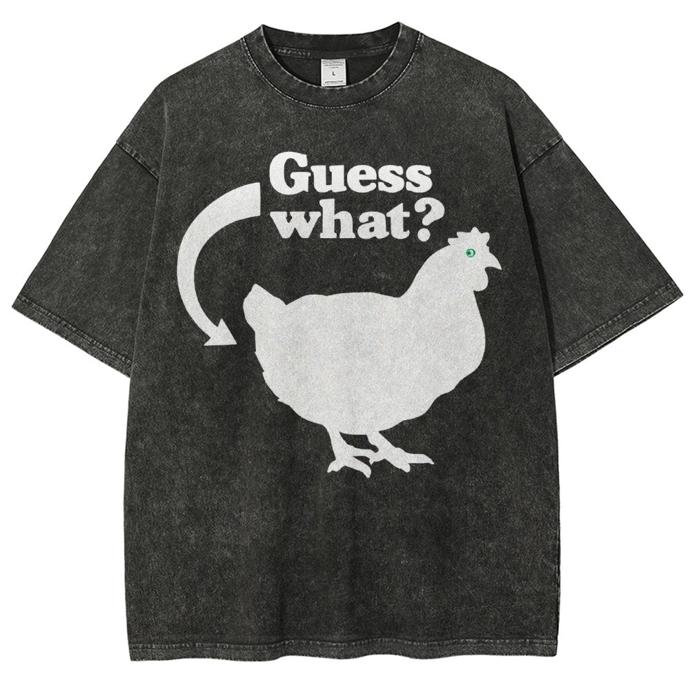 Chicken Butt Vintage Distressed T-shirt