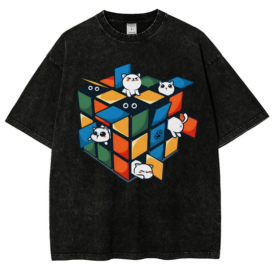 Rubikittens Vintage Distressed T-shirt