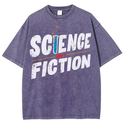 Science Isn’t Fiction Vintage Distressed T-shirt