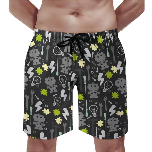 Robot Maintenance Geek Shorts