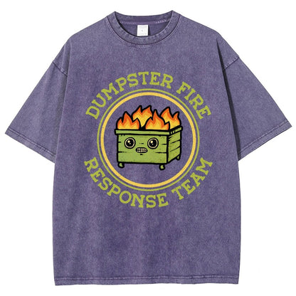 Dumpster Fire Response Team Vintage Distressed T-shirt