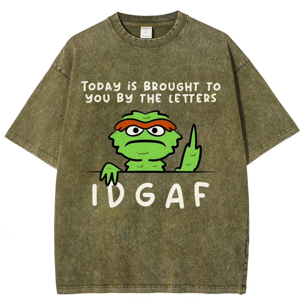 IDGAF Vintage Distressed T-shirt