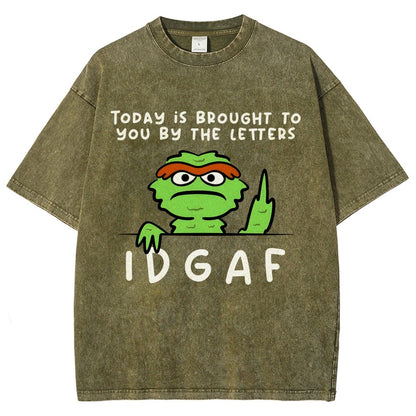 IDGAF Vintage Distressed T-shirt