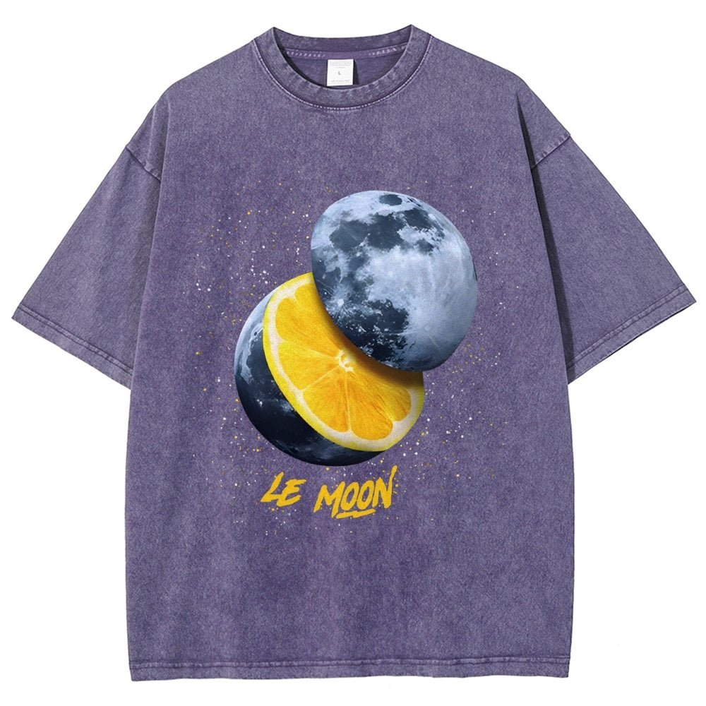 Le Moon - Lemon Moon Vintage Distressed T-shirt
