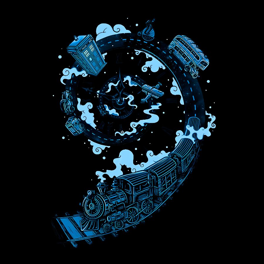 Time Machine Geek T-Shirt