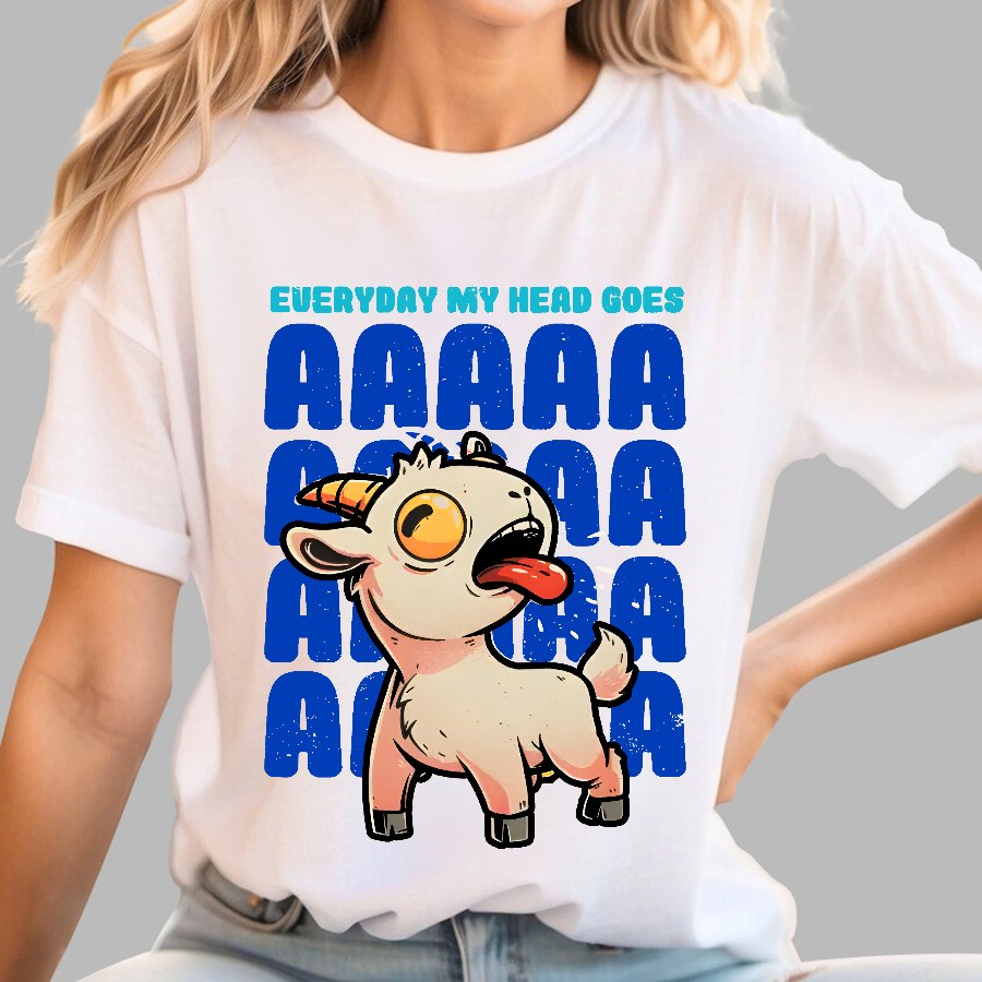Everyday My Head Goes AAA Geek T-Shirt