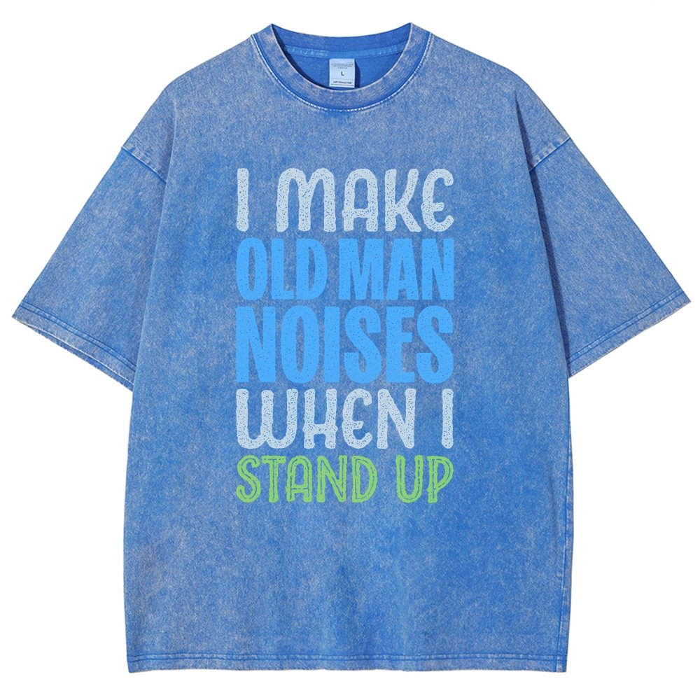 Old Man Noises Vintage Distressed T-shirt