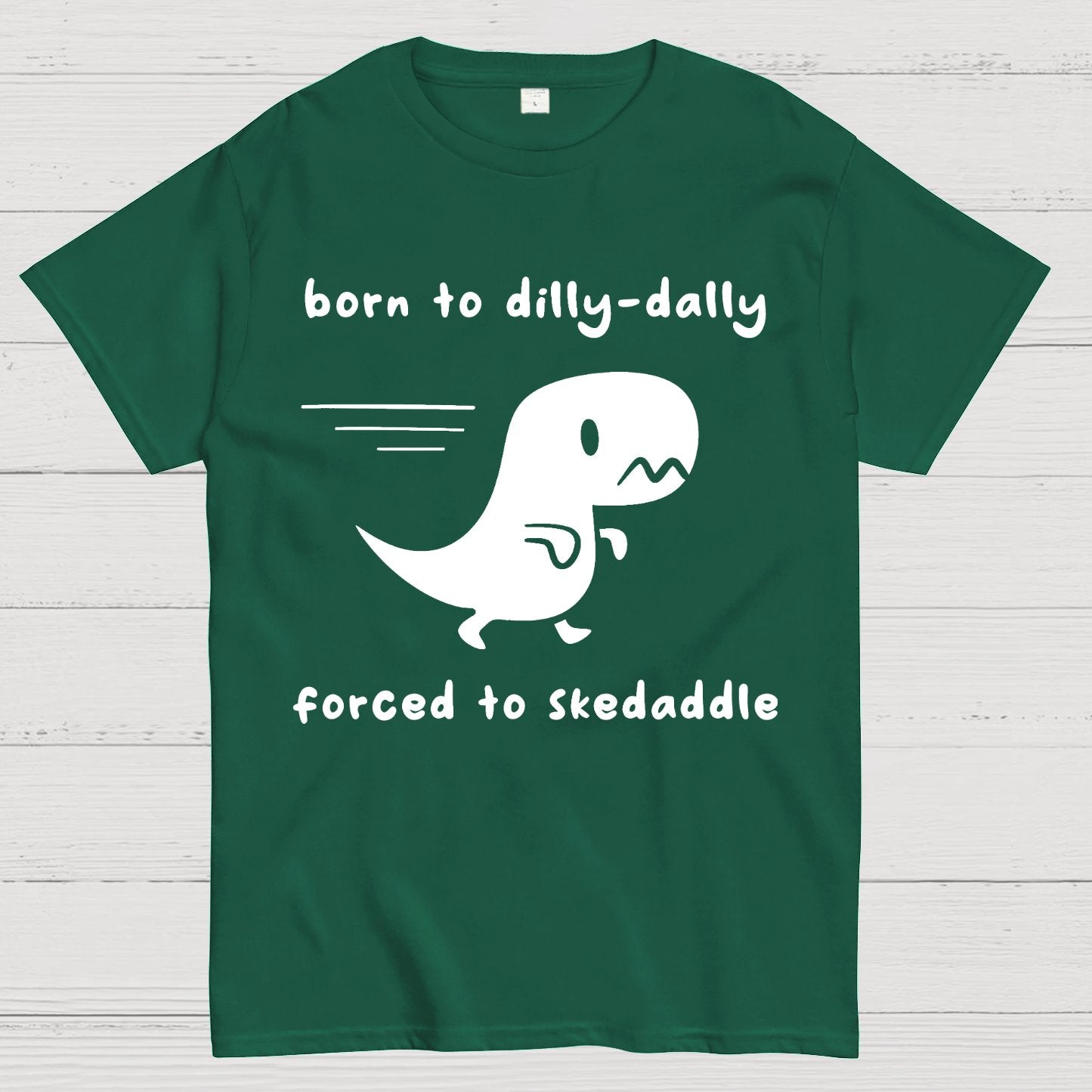 Forced To Skedaddle Geek T-Shirt