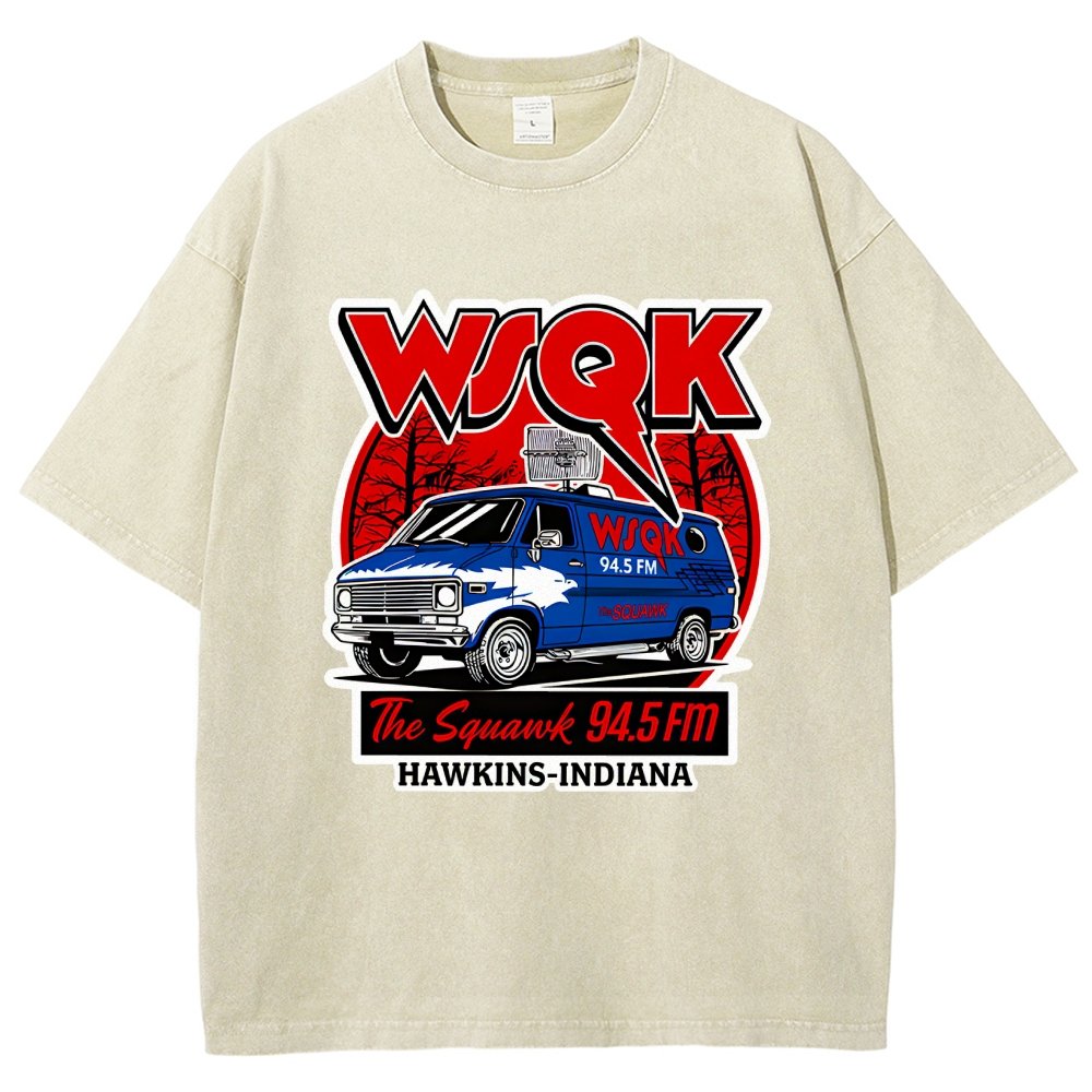 WSQK Elmwood Vintage Distressed T-shirt