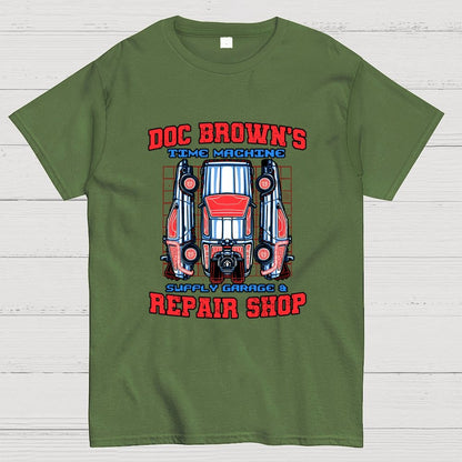 Time Machine Repair Shop Geek T-Shirt