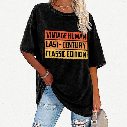 Vintage Human Vintage Distressed T-shirt