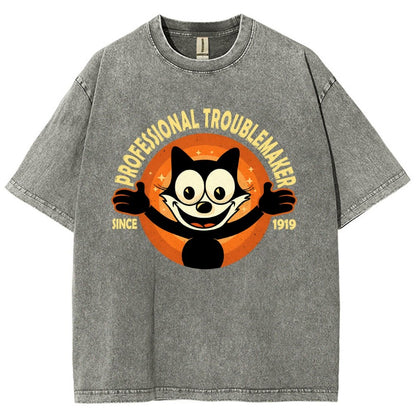 Professional Troublemaker Vintage Distressed T-shirt