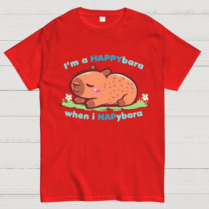 Happybara when I Napybara Geek T-Shirt