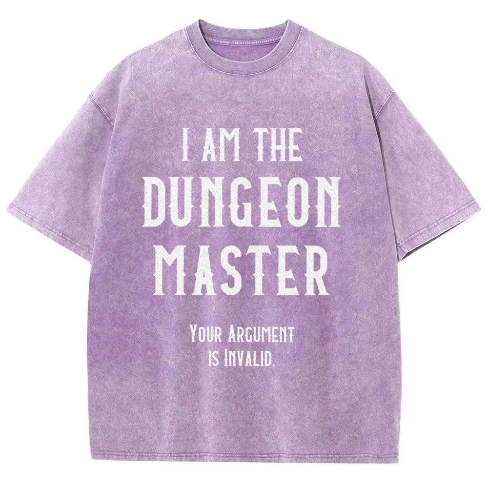 I am The Dungeon Master Nerd Vintage Distressed T-shirt