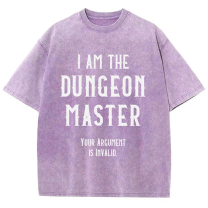 I am The Dungeon Master Nerd Vintage Distressed T-shirt