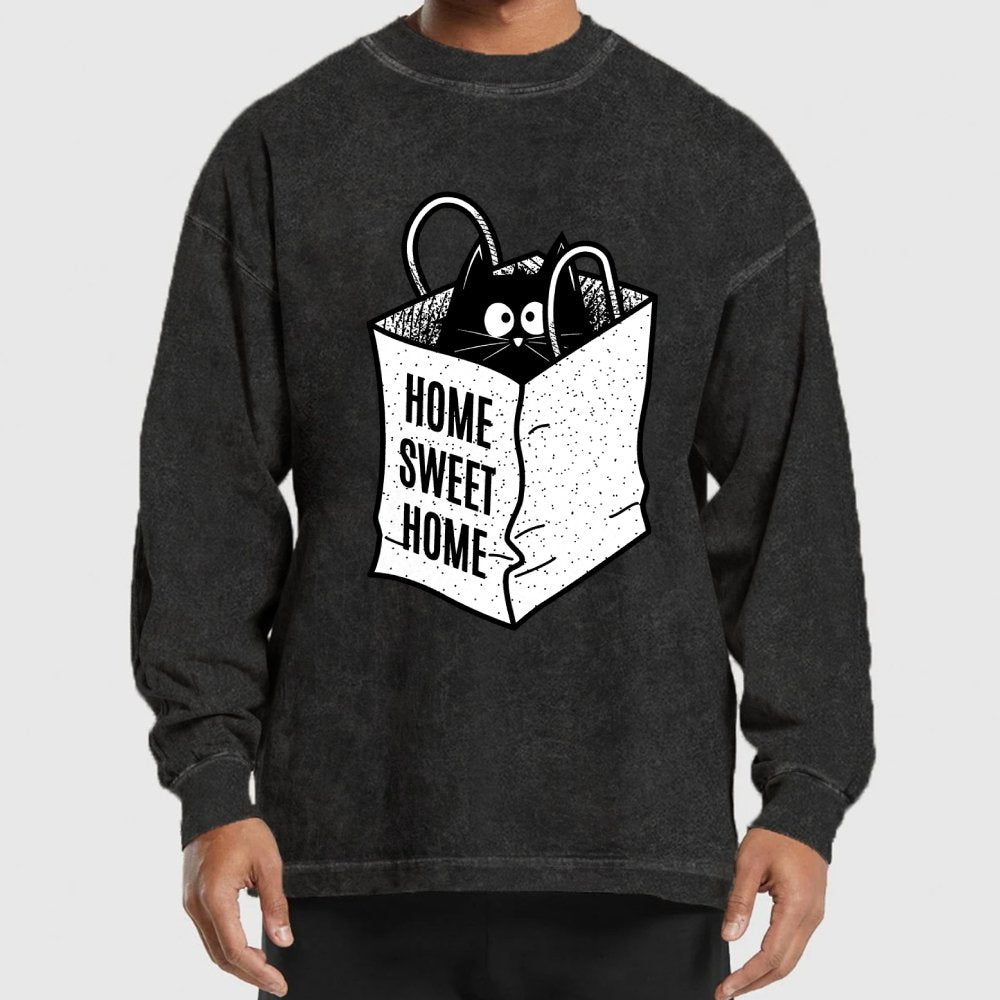 Home Sweet Home Washed Long Sleeve Tee