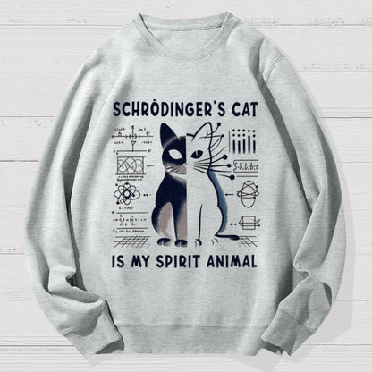 Schrodinger's Cat Geek Cotton Sweatshirt