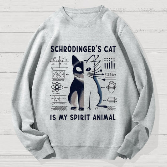 Schrodinger's Cat Geek Cotton Sweatshirt