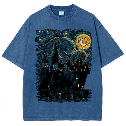 Starry School Vintage Distressed T-shirt