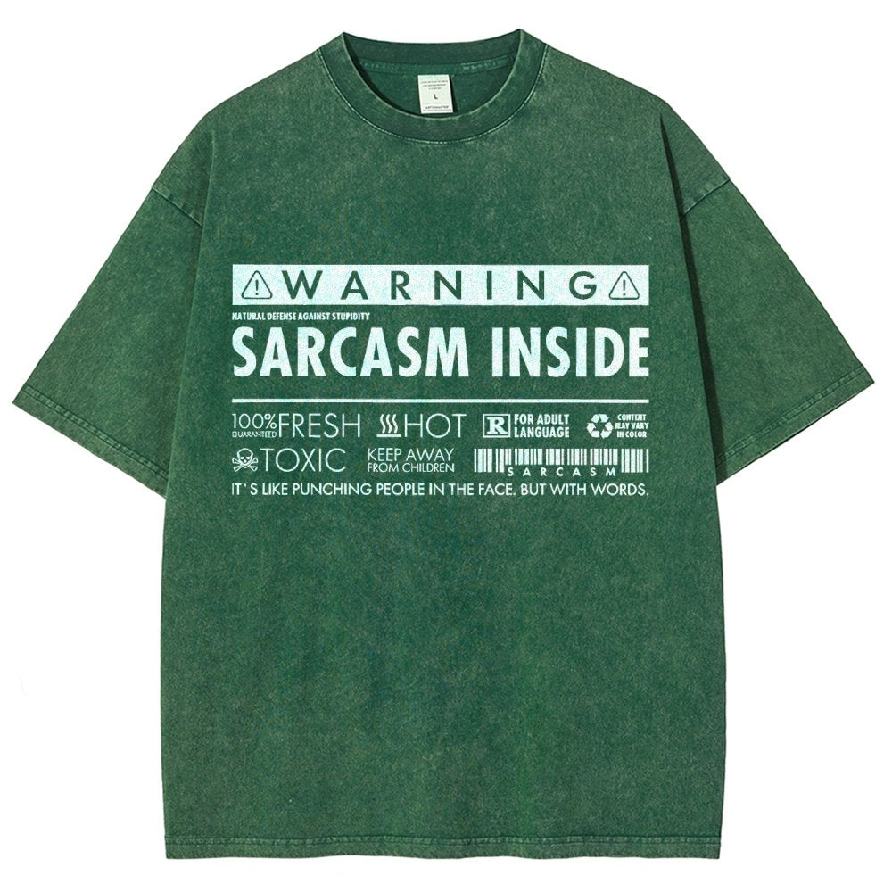 Sarcasm Inside Vintage Distressed T-shirt